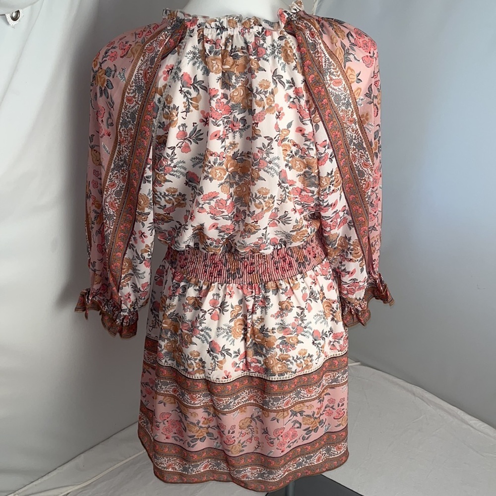 Anthropologie Love The Label boho Tippy Border dress in Euphoria M - Picture 5 of 11